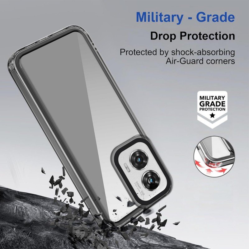 Zapcase Back Case Cover for Motorola Edge 50 Fusion | Compatible for Motorola Edge 50 Fusion Back Cover | Case Cover with Camera Protection | (TPU + PC | Translucent Black) Zapcase Back Case Cover for Motorola Edge 50 Fusion | Compatible for Motorola Edge 50 Fusion Back Cover | Case Cover with Camera Protection | (TPU + PC | Translucent Black)