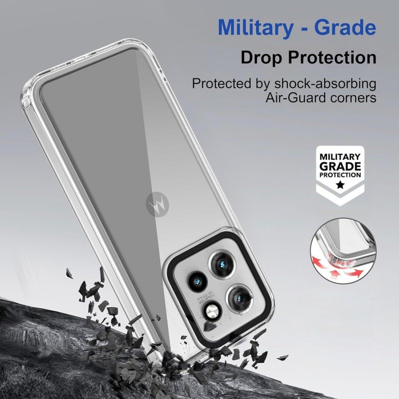Zapcase Back Case Cover for Motorola Edge 50 Neo | Compatible for Motorola Edge 50 Neo Back Cover | Case Cover with Camera Protection | (TPU + PC | Transparent) Zapcase Back Case Cover for Motorola Edge 50 Neo | Compatible for Motorola Edge 50 Neo Back Cover | Case Cover with Camera Protection | (TPU + PC | Transparent)