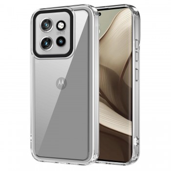 Zapcase Back Case Cover for Motorola Edge 50 Neo | Compatible for Motorola Edge 50 Neo Back Cover | Case Cover with Camera Protection | (TPU + PC | Transparent)