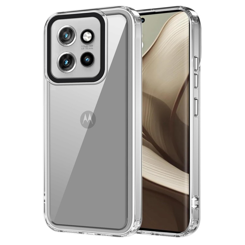 Zapcase Back Case Cover for Motorola Edge 50 Neo | Compatible for Motorola Edge 50 Neo Back Cover | Case Cover with Camera Protection | (TPU + PC | Transparent) Zapcase Back Case Cover for Motorola Edge 50 Neo | Compatible for Motorola Edge 50 Neo Back Cover | Case Cover with Camera Protection | (TPU + PC | Transparent)