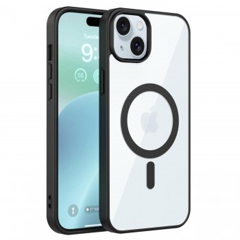 Zapcase Back Case Cover for iPhone 15 | Compatible for iPhone 15 Back Cover | Scratch-Resistant Back Cover | Black