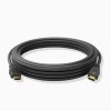 Zebronics HAA3020, 2.0, HDMI Cable, with Ethernet, 4K @ 60Hz UHD, 3 Meter (10ft), 18 Gbps High Speed Transmission, Supports Dolby, DTS, 3D, ARC, CEC, 24K Gold-Plated, Male-to-Male