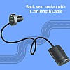 Zebronics ZEB-CC514AE Dual Port Front Back seat car Charger That Comes with Fast Charge