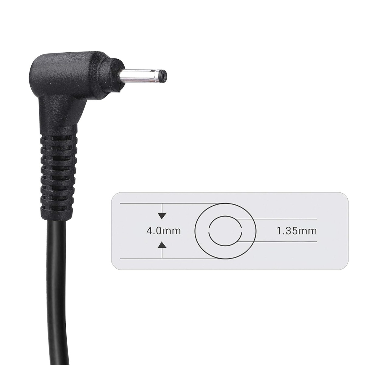 Zebronics ZEB-LA401319045AS 45W Laptop Adapter with 4x1.3mm Connector - Black
