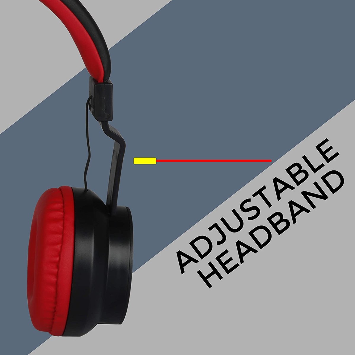 Zebronics Zeb-Bang Bluetooth Wireless Over Ear Headphones with Mic (Orange)