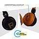 Zebronics Zeb-Bang Bluetooth Wireless Over Ear Headphones with Mic (Orange)