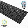 Zebronics Zeb-Companion 500 2.4GHz Wireless Keyboard & Mouse Combo, USB Nano Receiver, Chiclet Keys, Ultra Silent, Power On/Off Switch