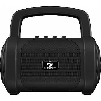 Zebronics Zeb-County 3 Portable Wireless Speaker Supporting Bluetooth FM Radio Call Function Black