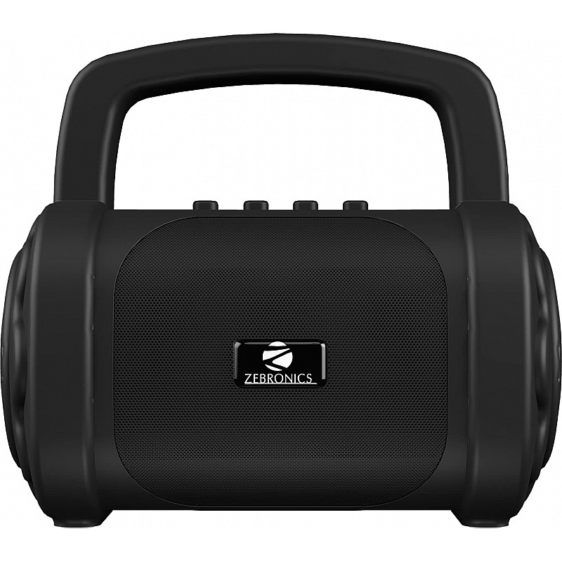 Zebronics Zeb-County 3 Portable Wireless Speaker Supporting Bluetooth FM Radio Call Function Black