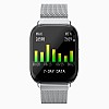 Zebronics Zeb-FIT5220CH Limited Edition Smart Fitness Watch IP68 Water Proof, 8 Sports Mode(Silver Rim + Metal Strap)