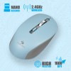 Zebronics Zeb-Jaguar Wireless Mouse, 2.4GHz with USB Nano Receiver,(White+Grey)