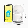 Zebronics Zeb Smart Cam 101 Smart WiFi PTZ Indoor Camera (1080p), Remote Monitoring mSD Card, 2Way Audio, Works with Android / iOS Smartphones