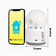 Zebronics Zeb Smart Cam 101 Smart WiFi PTZ Indoor Camera (1080p), Remote Monitoring mSD Card, 2Way Audio, Works with Android / iOS Smartphones