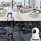 Zebronics Zeb Smart Cam 101 Smart WiFi PTZ Indoor Camera (1080p), Remote Monitoring mSD Card, 2Way Audio, Works with Android / iOS Smartphones