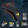 Zebronics Zeb Tempest - Premium USB Gaming Mouse with 7 Buttons, Upto 3200 DPI, RGB LED Modes and 1.8 Metre Braided Cable