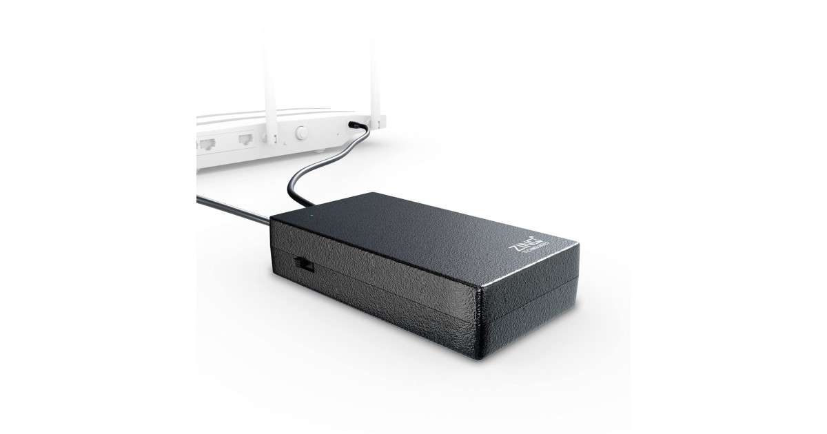 Zinq 12V 2A UPS for Router, Intercom, CCTV, Set-top Box with Upto 4 ...