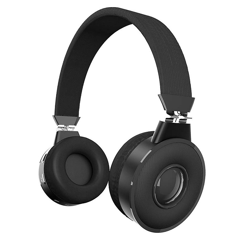 Zinq Beatle 5155 Wireless Bluetooth On Ear Headphone with Mic (Black)