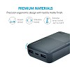 Zinq Technologies 10000mAh Li-Polymer Power Bank with 18W QC 3.0 Quick Charge Z10KP (Black)