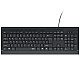 Zinq Technologies ZQ-1133 Full-Size Wired Keyboard with 104 Keys 3 LED Lights and 1.5m Cable Black