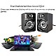 Zinq ZQS111-Beast Portable Laptop/Desktop USB 2.0 Powered Multimedia Speaker with AUX Input, deep bass, LED Lights (Black)