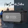 Zoook Bass Warrior Bluetooth Speaker 5 Watts with 1200Mah Battery/USB Out for Mobile Charging/Deep Bass/52 mm Drivers/Handsfree Calling/Water Proof/Outdoor/Party Speaker/Rugged Bass radiators (Black)