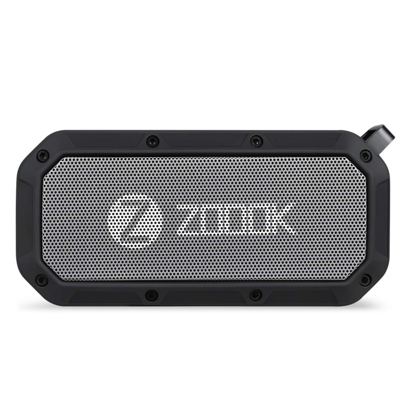 Zoook Bass Warrior Bluetooth Speaker 5 Watts with 1200Mah Battery/USB Out for Mobile Charging/Deep Bass/52 mm Drivers/Handsfree Calling/Water Proof/Outdoor/Party Speaker/Rugged Bass radiators (Black)