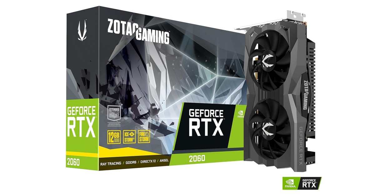 Zotac Gaming GeForce RTX 2060 PCI_E_X4, GDDR6 Twin Fan 12GB