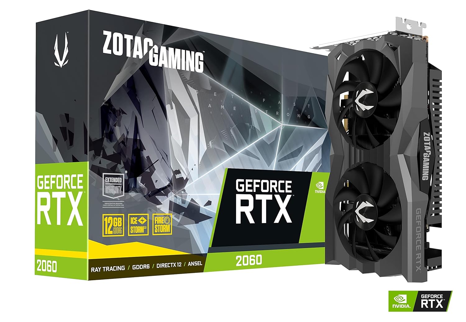 Zotac Gaming GeForce RTX 2060 PCI_E_X4, GDDR6 Twin Fan 12GB
