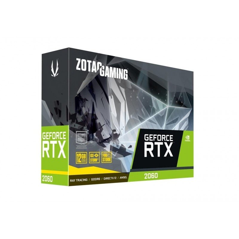 Zotac Gaming GeForce RTX 2060 PCI_E_X4, GDDR6 Twin Fan 12GB Zotac Gaming GeForce RTX 2060 PCI_E_X4, GDDR6 Twin Fan 12GB