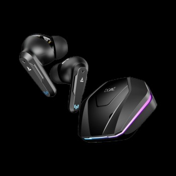 boAt Immortal 161 with Beast Mode (Black Sabre, True Wireless)