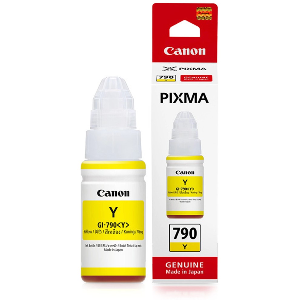 Canon PIXMA GI790 Yellow Ink Bottle for G1010, G2000, G2012, G3000, G3010, G3012, G4010