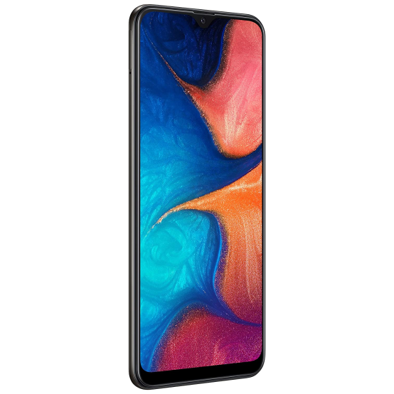 Samsung Galaxy A20 Black, 3 GB RAM, 32 GB Storage Refurbished