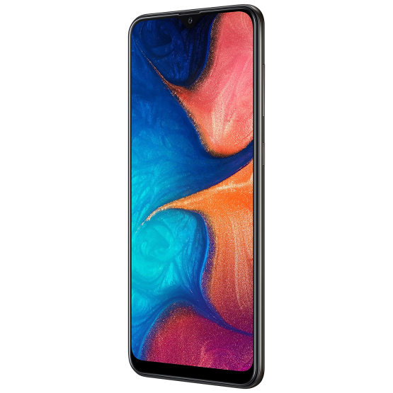 Samsung Galaxy A20 Black, 3 GB RAM, 32 GB Storage Refurbished