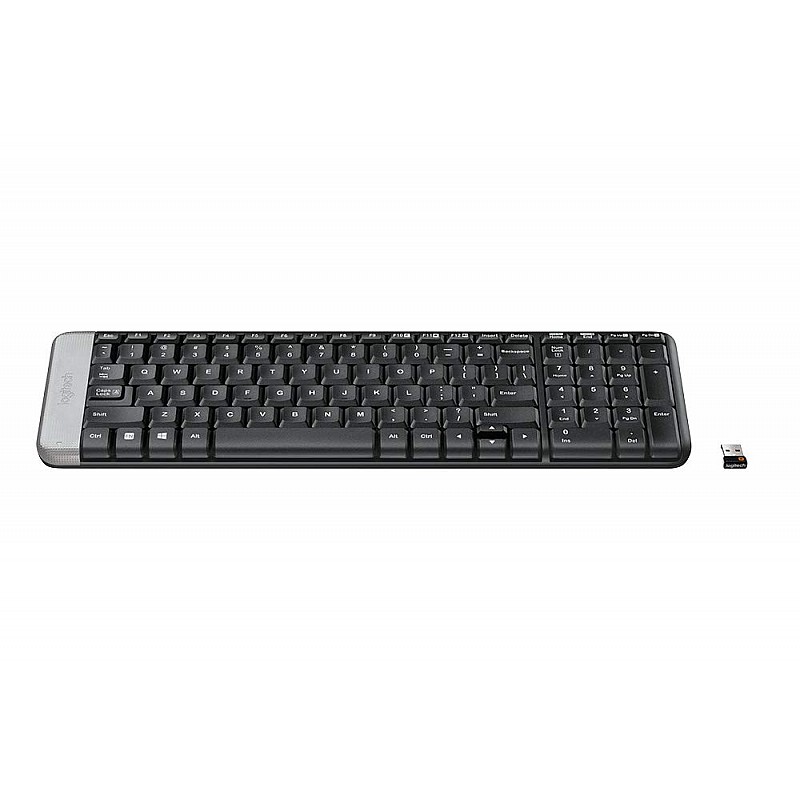 Logitech K230 Compact Wireless Keyboard for Windows, 2.4GHz Wireless with USB Unifying Receiver