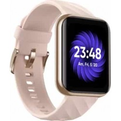  DIZO Watch D 1.8 inch Dynamic display with 550nits brightness (by realme techLife) (Pink Strap, Free Size)