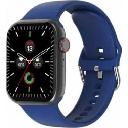  Gizmore GizFit PLASMA Bluetooth Calling Smartwatch | 1.9 Inch HD Display (Blue Strap, Regular)
