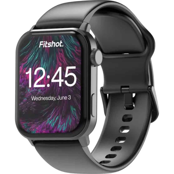 Fitshot Crystal 1.8inch AMOLED Display with bluetooth calling 560 nits brightness Smart watch Fitshot Crystal 1.8inch AMOLED Display with bluetooth calling 560 nits brightness Smart watch