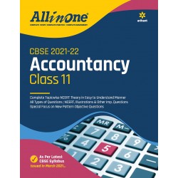 CBSE All In One Accountancy Class 11 for 2022 Exam (Updated edition for Term 1 and 2)