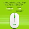 acer Flow Wireless Mouse | 1600 DPI Optical Sensor | 2.4GHz Wireless with USB Nano Receiver | Ergonomic Lightweight Design