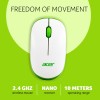 acer Flow Wireless Mouse | 1600 DPI Optical Sensor | 2.4GHz Wireless with USB Nano Receiver | Ergonomic Lightweight Design
