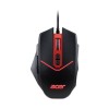 acer Nitro Ergo-Comfort Wired Optical Gaming Mouse II (4200 DPI/8 Buttons/RGB: 6 Color LED backlight/PAW3325 Sensor/Polling Rate 1MS/1000Hz) NMW120, Black