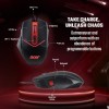 acer Nitro Ergo-Comfort Wired Optical Gaming Mouse II (4200 DPI/8 Buttons/RGB: 6 Color LED backlight/PAW3325 Sensor/Polling Rate 1MS/1000Hz) NMW120, Black