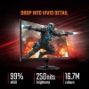 acer Nitro KG271 X1 27 Inch IPS Full HD Backlit LED Gaming Monitor I 0.5 MS Response I 200Hz Refresh Rate I SRGB 99%, HDR 10 I 2xHDMI, 1xDP I Stereo Speakers I AMD FreeSync Premium I Eye Care (Black)