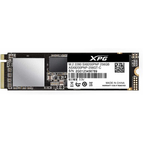 ADATA XPG SX8200 Pro 3D NAND 256GB Solid State Drive ADATA XPG SX8200 Pro 3D NAND 256GB Solid State Drive
