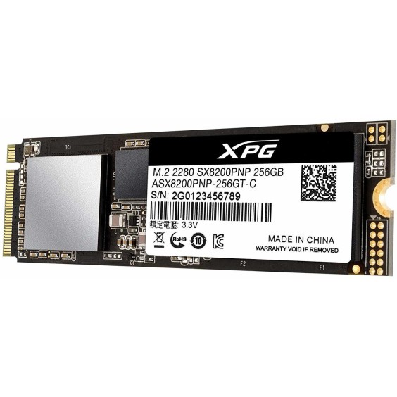 ADATA XPG SX8200 Pro 3D NAND 256GB Solid State Drive ADATA XPG SX8200 Pro 3D NAND 256GB Solid State Drive