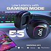 Wings Vader 350 Gaming Headphone with 50 mm Drivers, Extra Soft Earmuff Black