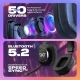 Wings Vader 350 Gaming Headphone with 50 mm Drivers, Extra Soft Earmuff Black