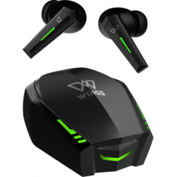 WINGS Phantom 800 Low Latency Earbuds with Game mode (Black, In the Ear)
