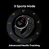 Noise Fit Evolve Smartwatch (Black Strap, Regular)