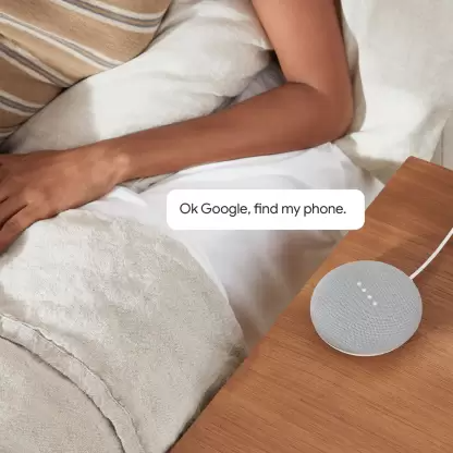 Google home mini with google assistant smart speaker chalk Google home mini with google assistant smart speaker chalk